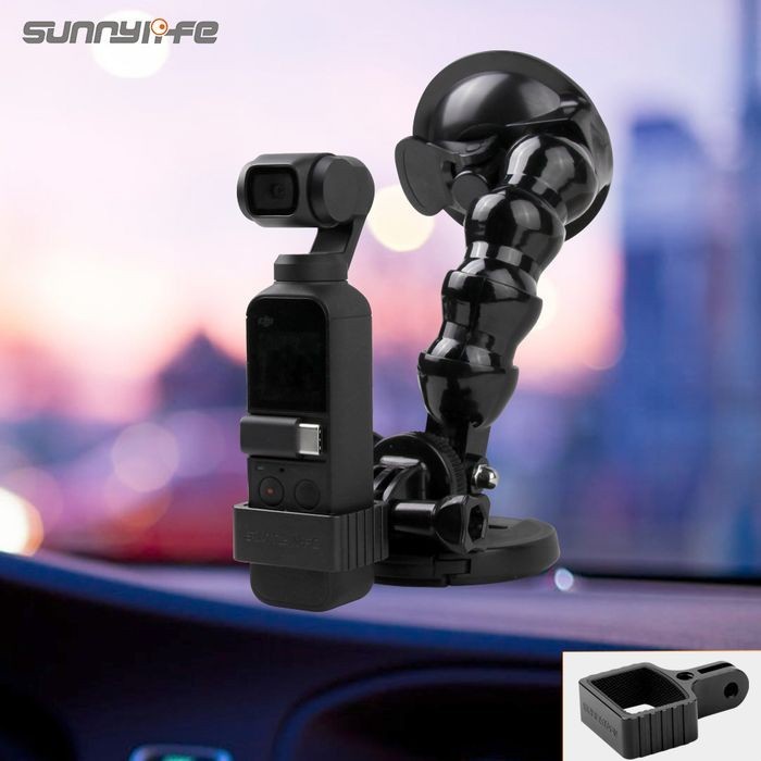 Tripod Sunnylife metal adapter suction mount bracket for DJI Osmo Pocket 2(E6Y0) Tripod Standing Tri