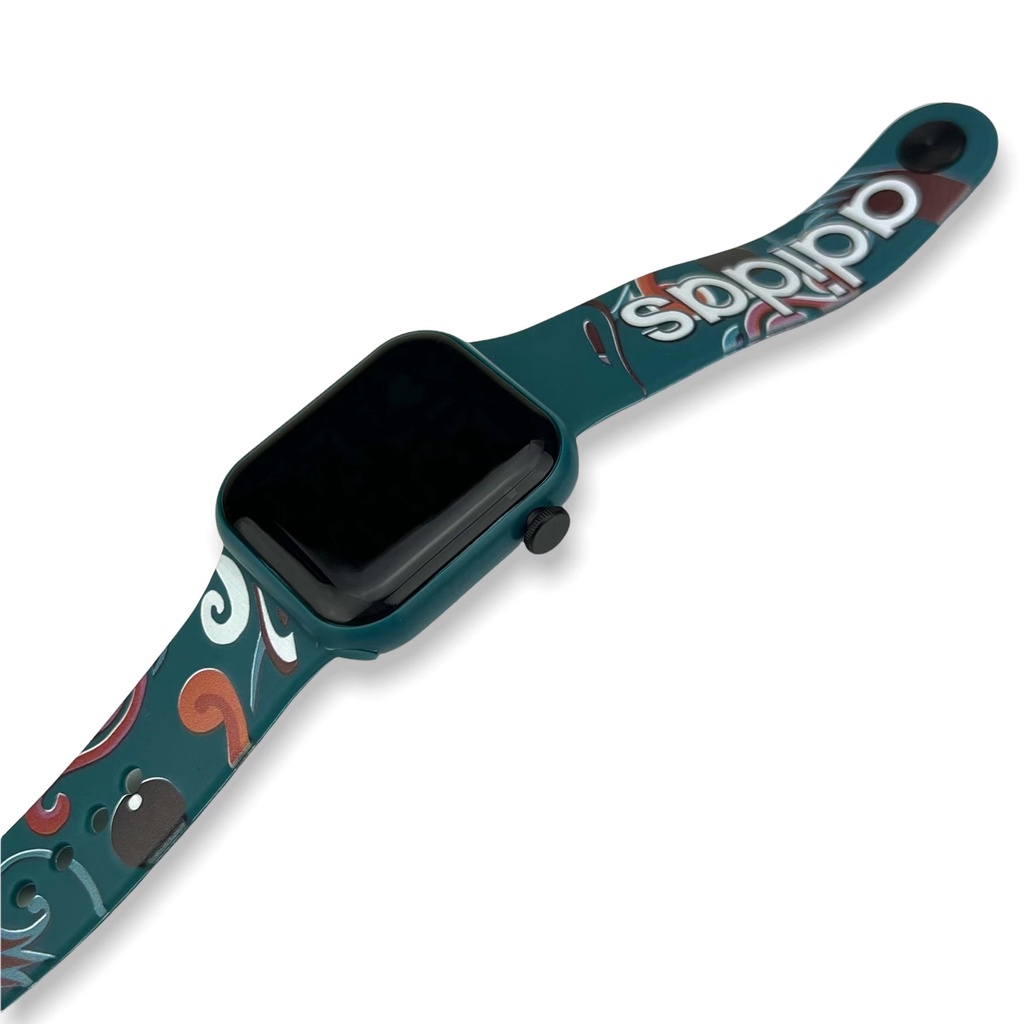 COD fashion karet elektronik digital LED pria, wanita, anak-anak dan remaja lampu putih M122-M151-hijau