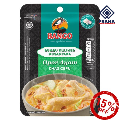 

BANGO BUMBU OPOR AYAM 35GR PRAMA BORMA