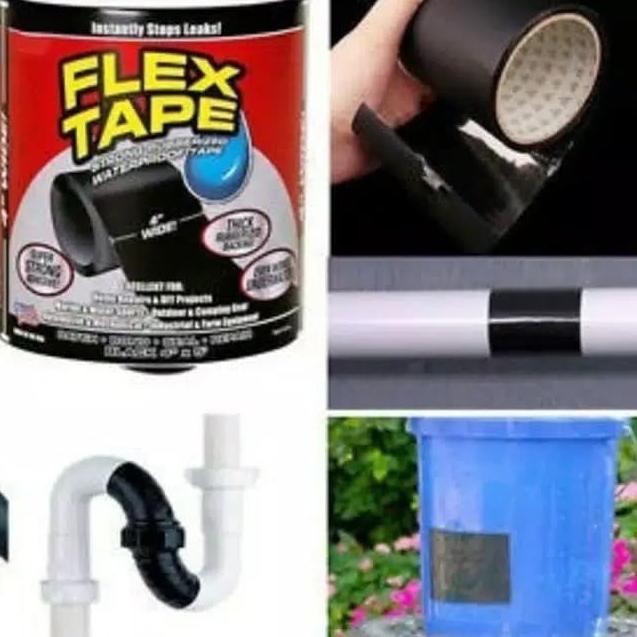 

Harga Spesial-002 Flex Tape Lakban Isolasi Anti Air Super Kuat Rubberized Waterproof - Hitam