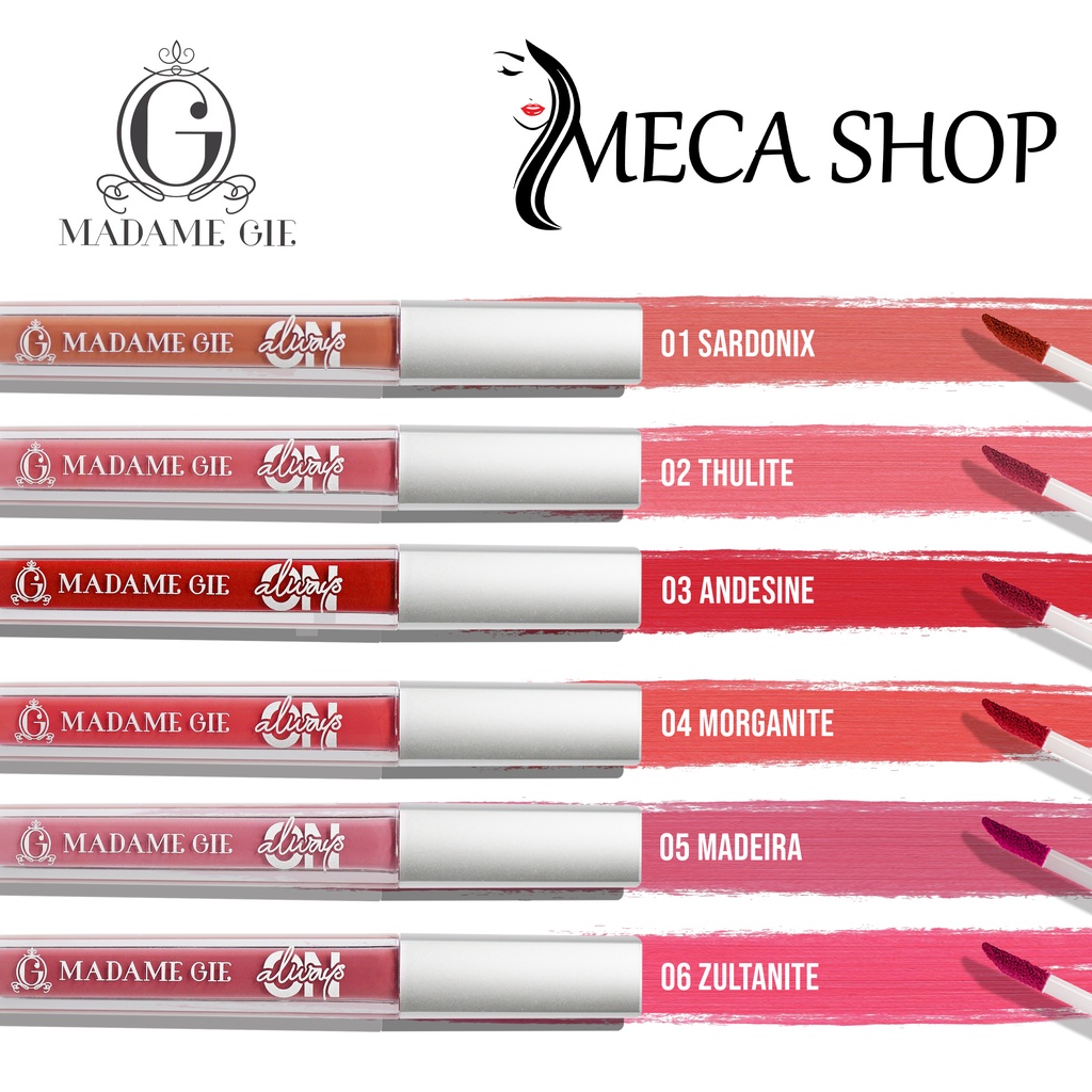 Madame Gie Always On Lip Cream - MakeUp Lip Cream Lipstik