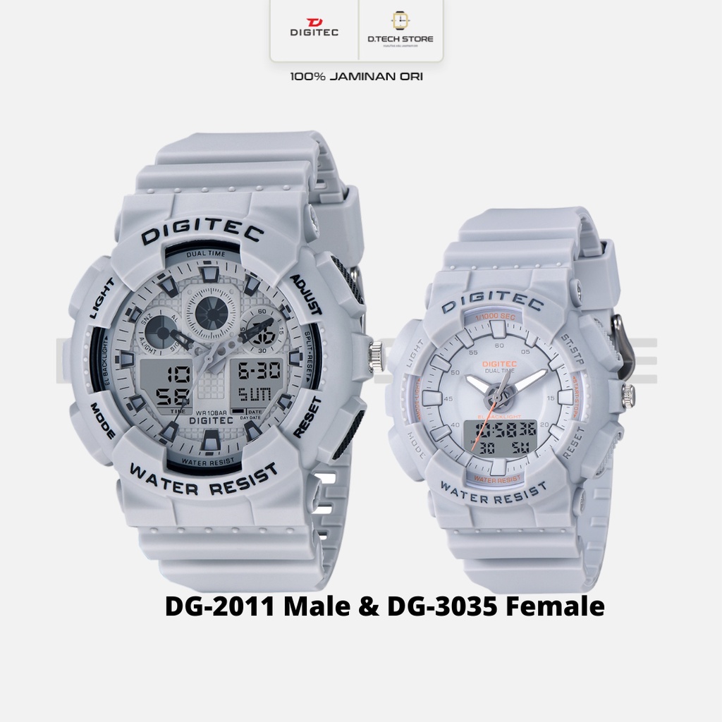 Jam Tangan Couple DIGITEC DG-2011 &amp; DG-3035 Digitec Original 100%