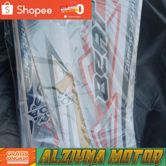 sticker stripping body Beat karbu putih 2011