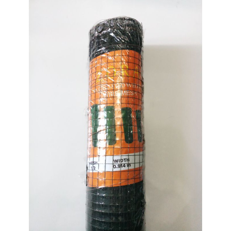 KAWAT LOKET PVC 1/2&quot; × 90cm × 10m / KAWAT AYAKAN PVC / RAM PVC