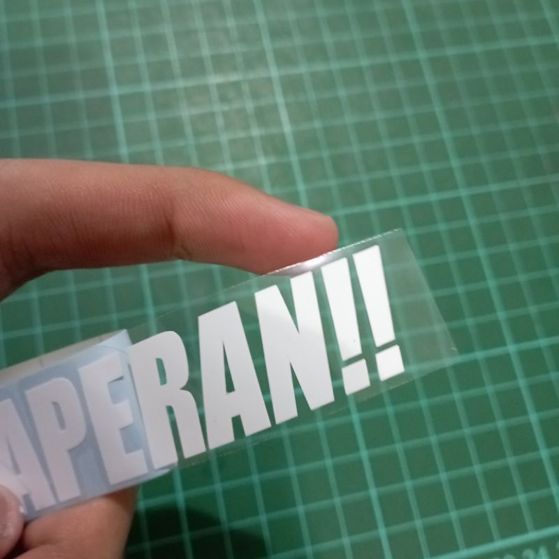 Sticker Cutting BAPERAN!