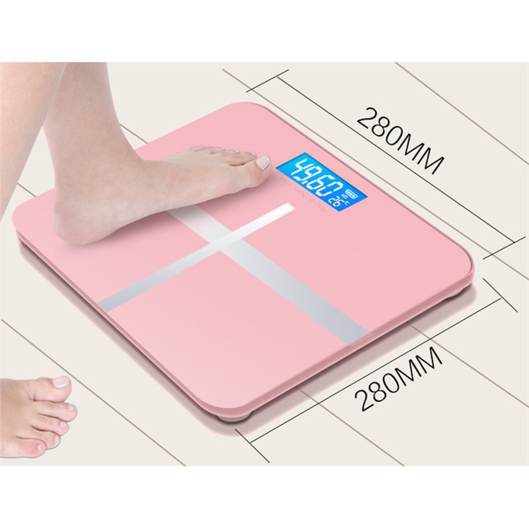 Timbangan Badan Digital Home Scale 180KG with Temperature Sensor - Black