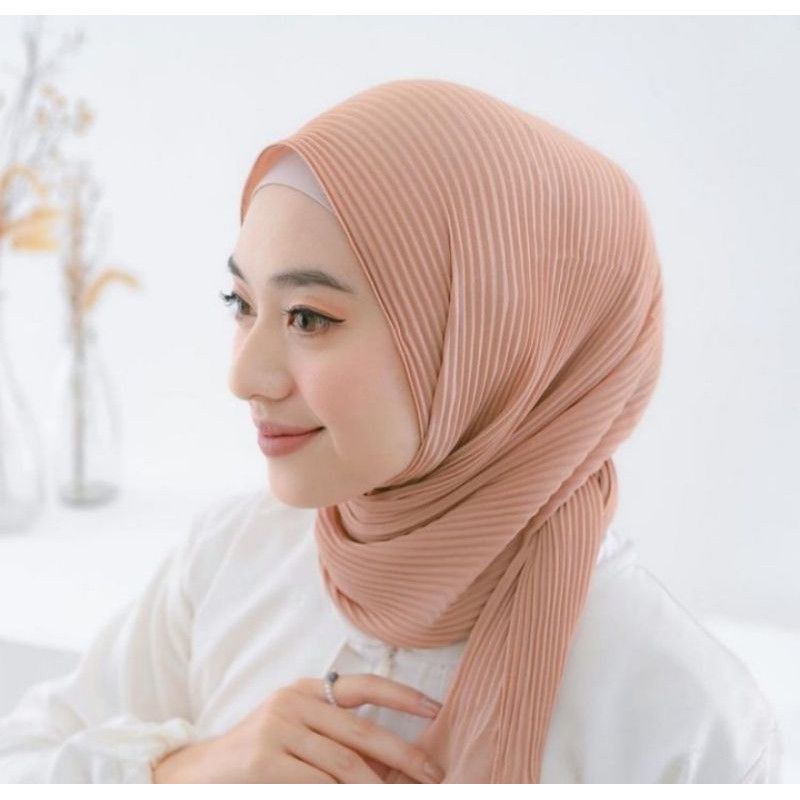 UDM KERUDUNG PASMINA FULL PLISKET/ KERUDUNG VIRAL