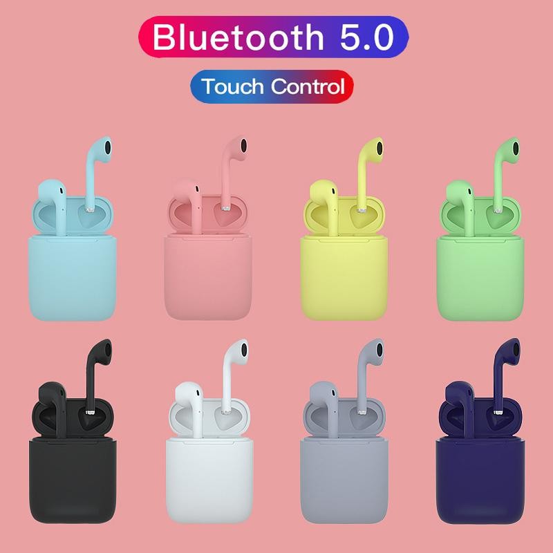 [GARANSI] ORI INPODS 12 PRO MACAROON METAL Bluetooth 5.0 Wireless TWS READY STOCK 12s