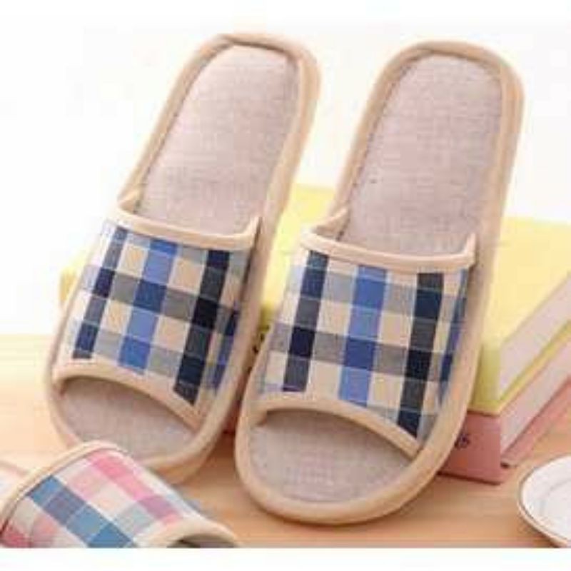 Suihyung Sandal Selop Linen Indoor Murah