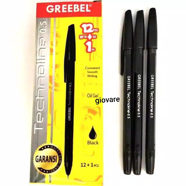 

GREEBEL PEN TECHNOLINE 0,5 / PENA PULPEN GREEBEL satuan