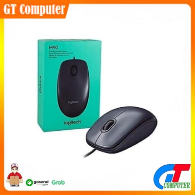 Logitech M90 full size corded mouse M90