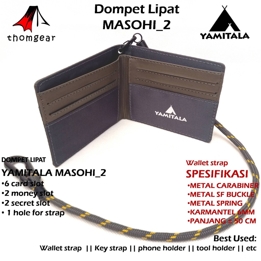 Thomgear Yamitala Dompet Lipat Masohi 2 Original