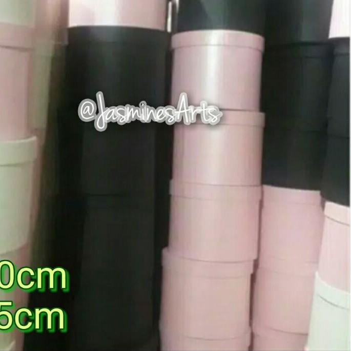 

☀ Gift Box / Box Bulat / Round Flower Box / Bloom Box / Box Bunga D20 T15 ➭