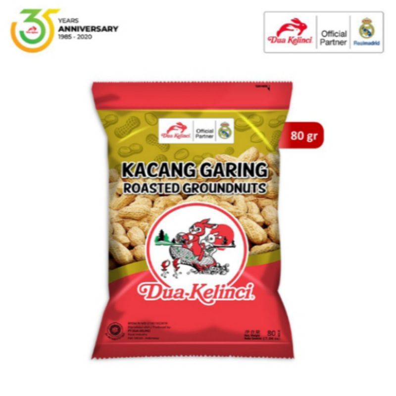 

Dua Kelinci Kacang Kulit Garing 75 gr