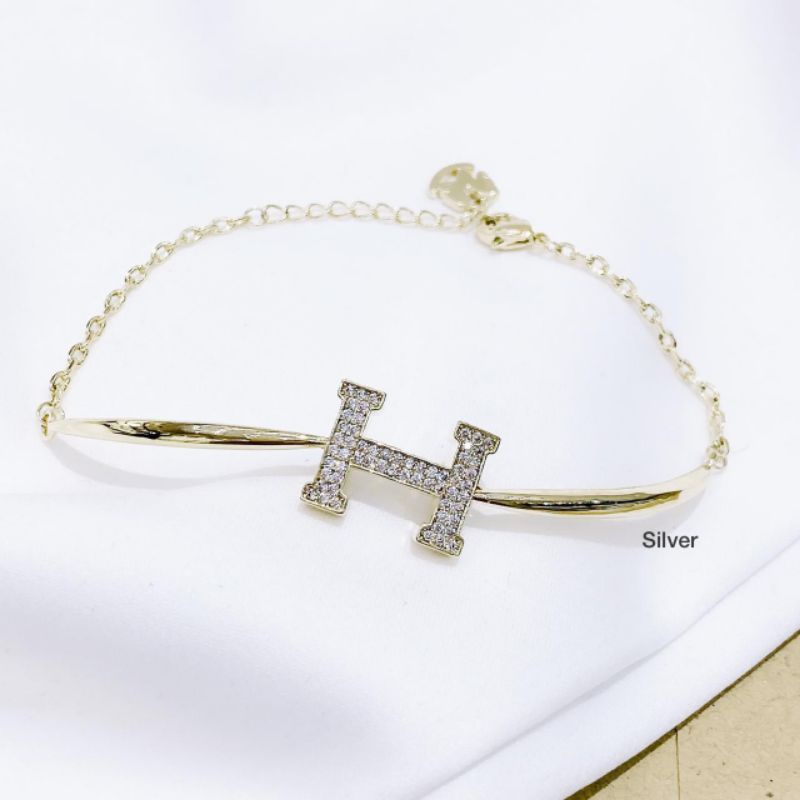 Gelang Silver925 Perak  mata Premium Quality anti karat anti alergi 727