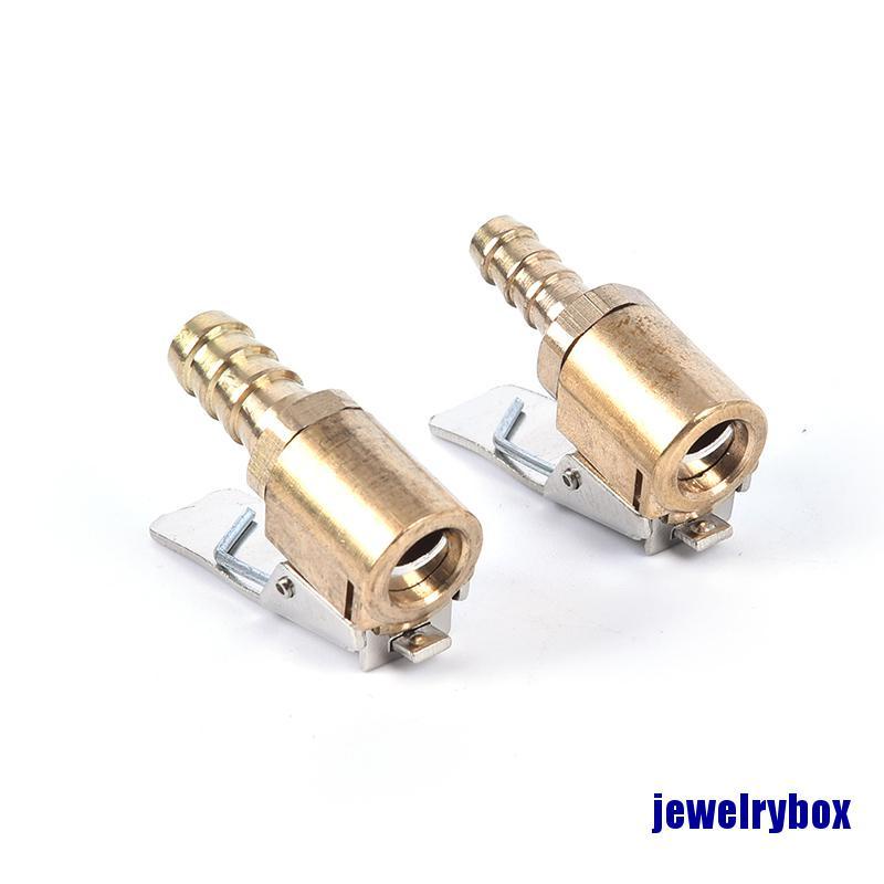 (Jewelrybox) Adaptor Konektor Katup Pompa Ban Mobil Bahan Kuningan