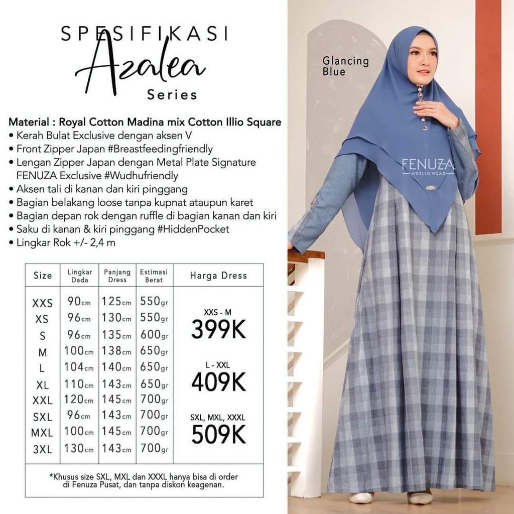 GAMIS TERBARU AZALEA BY FENUZA