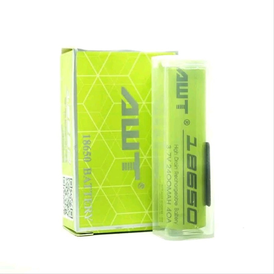 Authentic Battery AWT Green 18650 2400Mah 40A