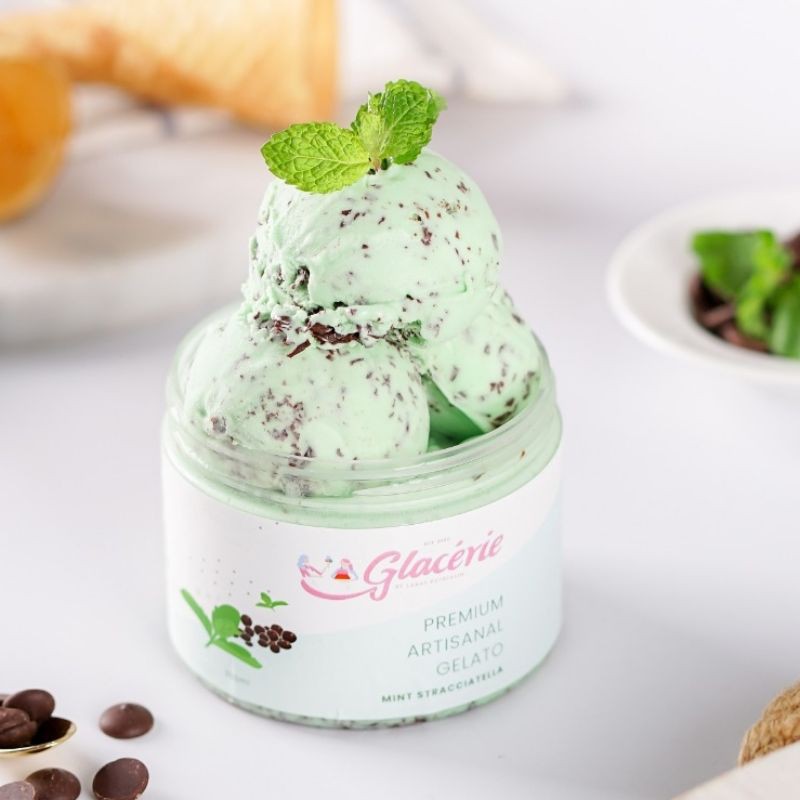 

Mint Stracciatella Gelato Eskrim 300 ml - Glacerie
