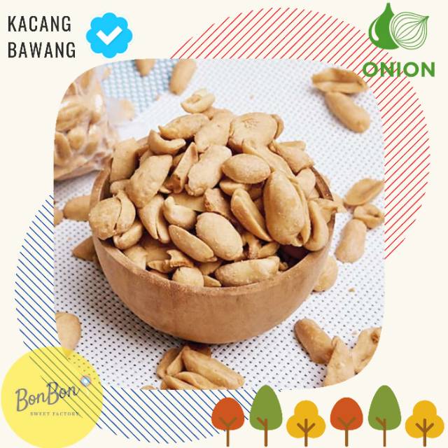 

Snack Cemilan Kacang Bawang 500 Gram