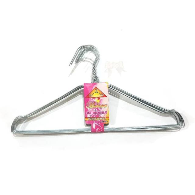 Hanger Baju Stainless Steel per pcs hanger baju anti karat