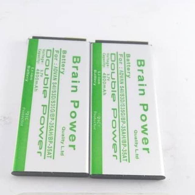 Double Power Battery Batere Batre Baterai Brain Power Advan S35H S3D S4I S35D S35G S4Q