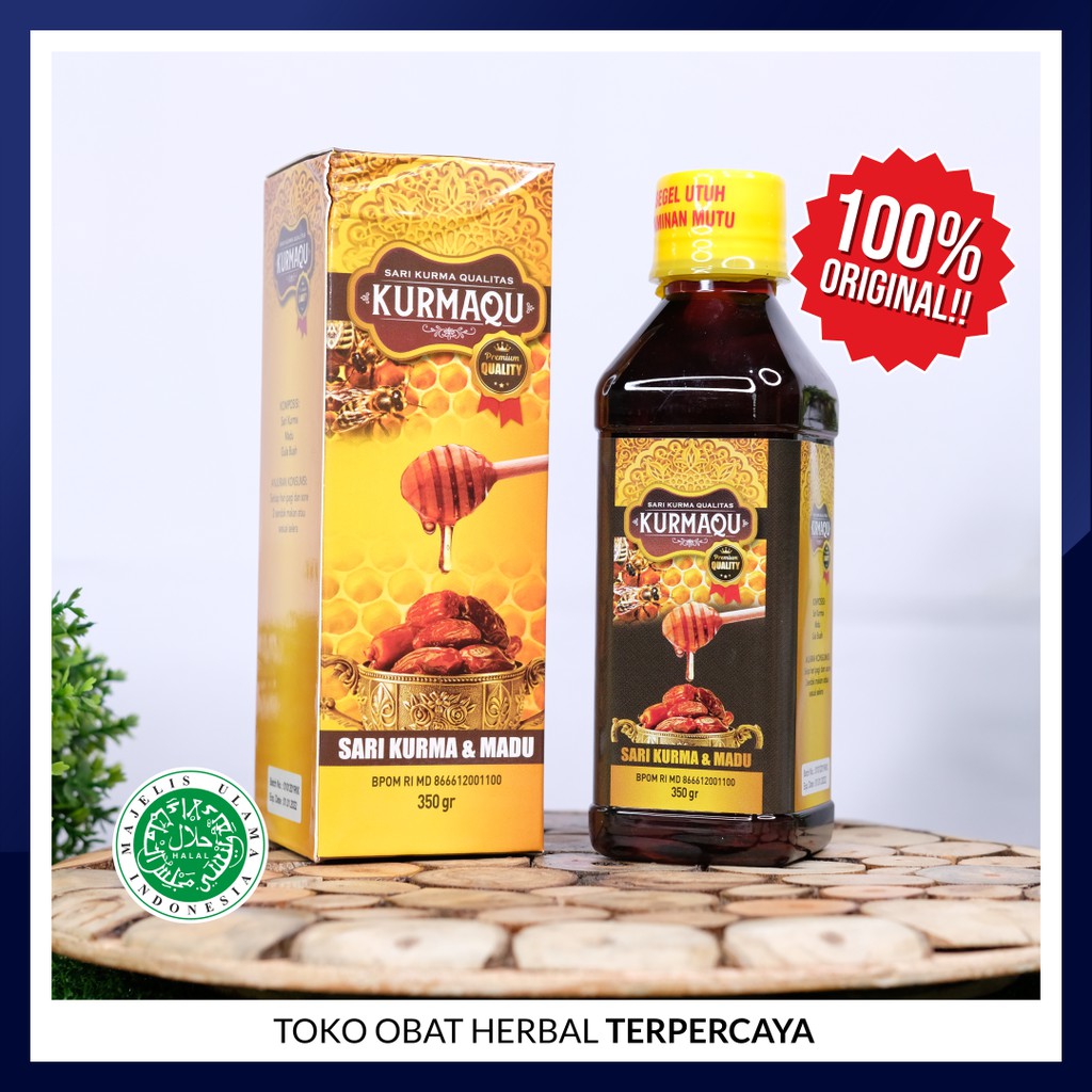 

KURMAQU - Sari Kurma Asli Suplemen Tubuh dari Kurma Madu & Gula Buah Asli 100%