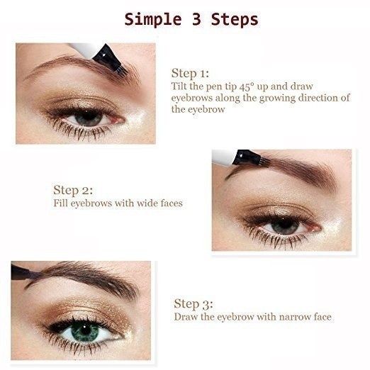 BAROKAH GAMIS BELI 1 DAPAT 3 PCS SET 4tip brow tint my 4 tip brow points eyebrow