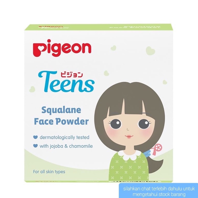 PIGEON TEENS SQUALANE LOOS POWDER 12GR BEDAK TABUR REMAJA FACE