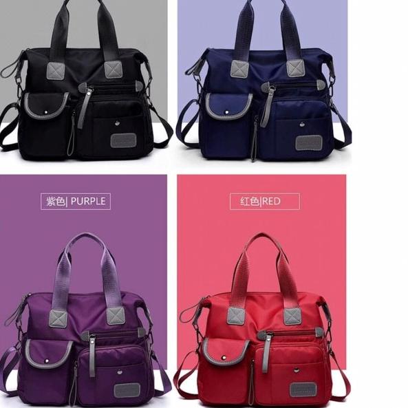 ➻ Tas Import / Tas Multifungsi Wanita / Tas Slempang Wanita - Ungu ❀