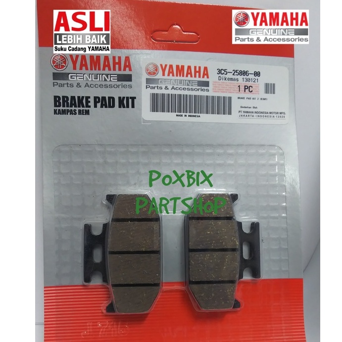 KAMPAS REM BELAKANG WR 155 ORIGINAL / 3C5-25806-00