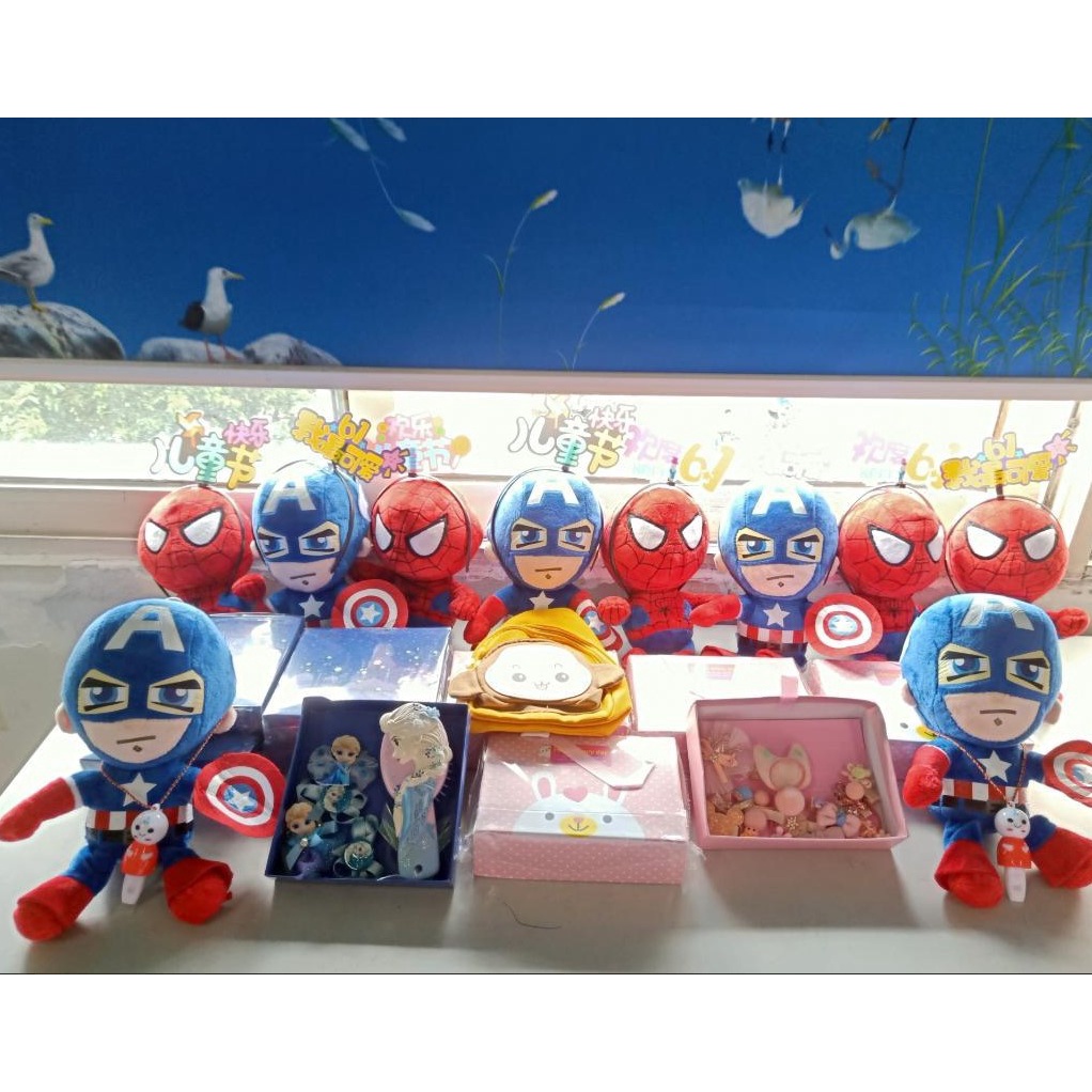 Boneka Plush Model Avenger Spiderman untuk Hadiah 27cm