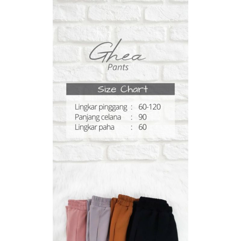 CELANA GHEA PANTS RASHAN || BAGUS UTK SETELAN TUNIK