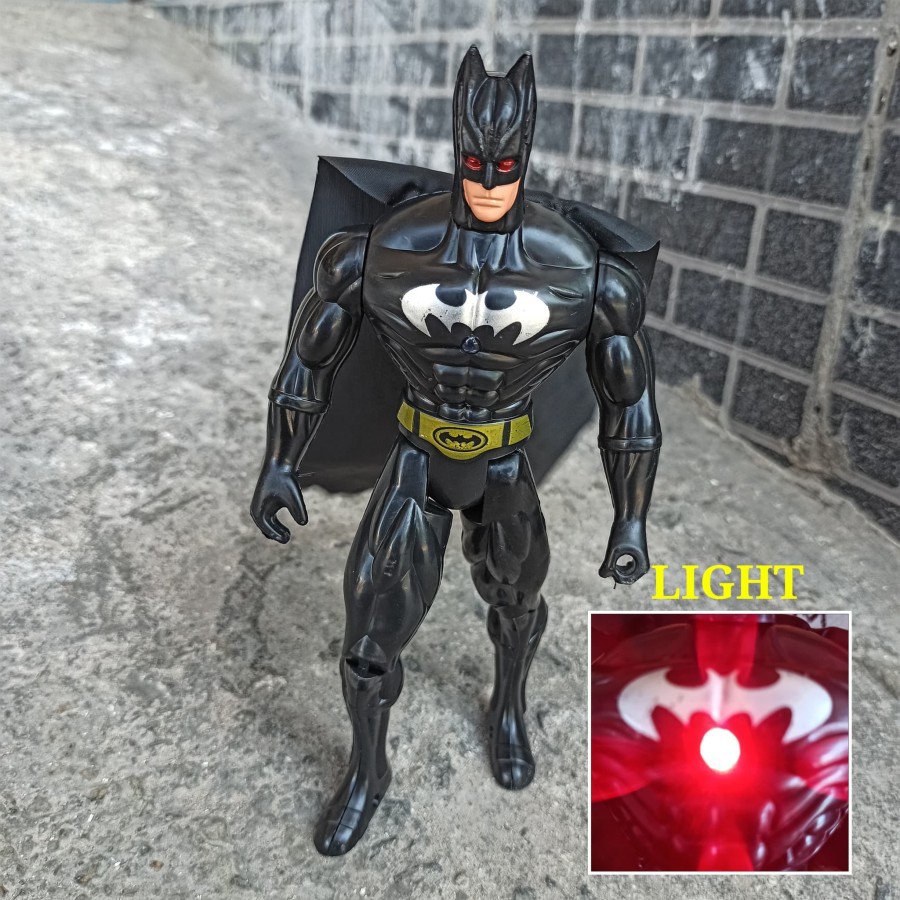 PROMO Mainan Figure Batman Lampu Led SNI