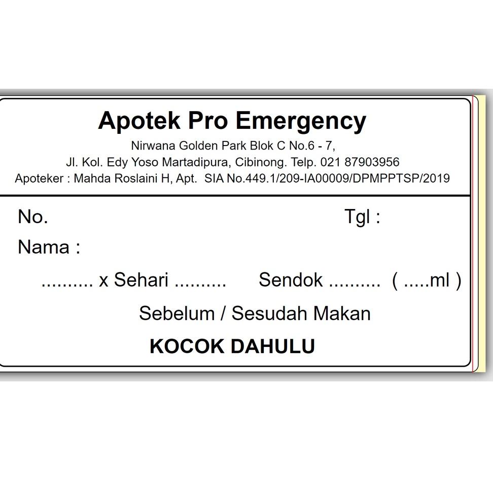 

Doble date // SnL JASA Cetak Label Etiket Obat 70x40 - 70 x 40 Semarang //Hadir@lagi