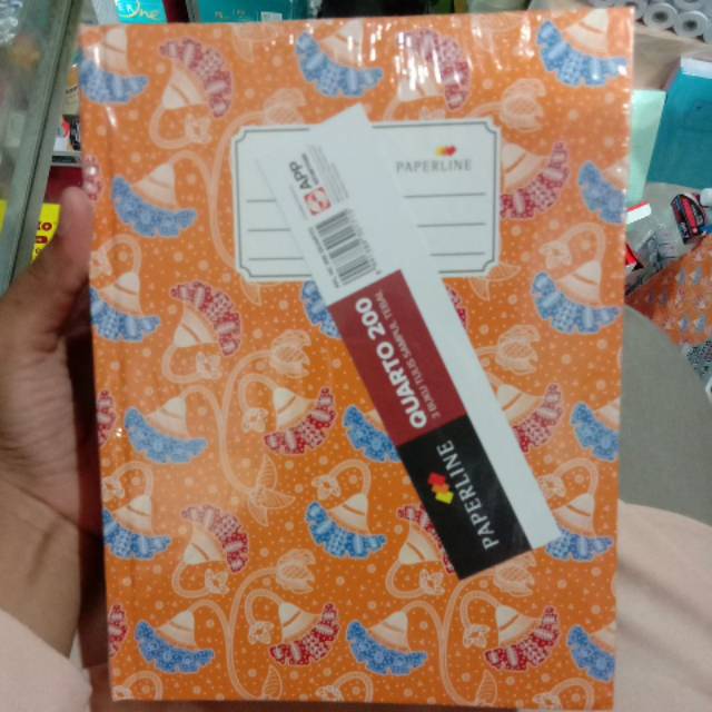

[ PCS ] Buku tulis hard cover Paperline 200 lembar