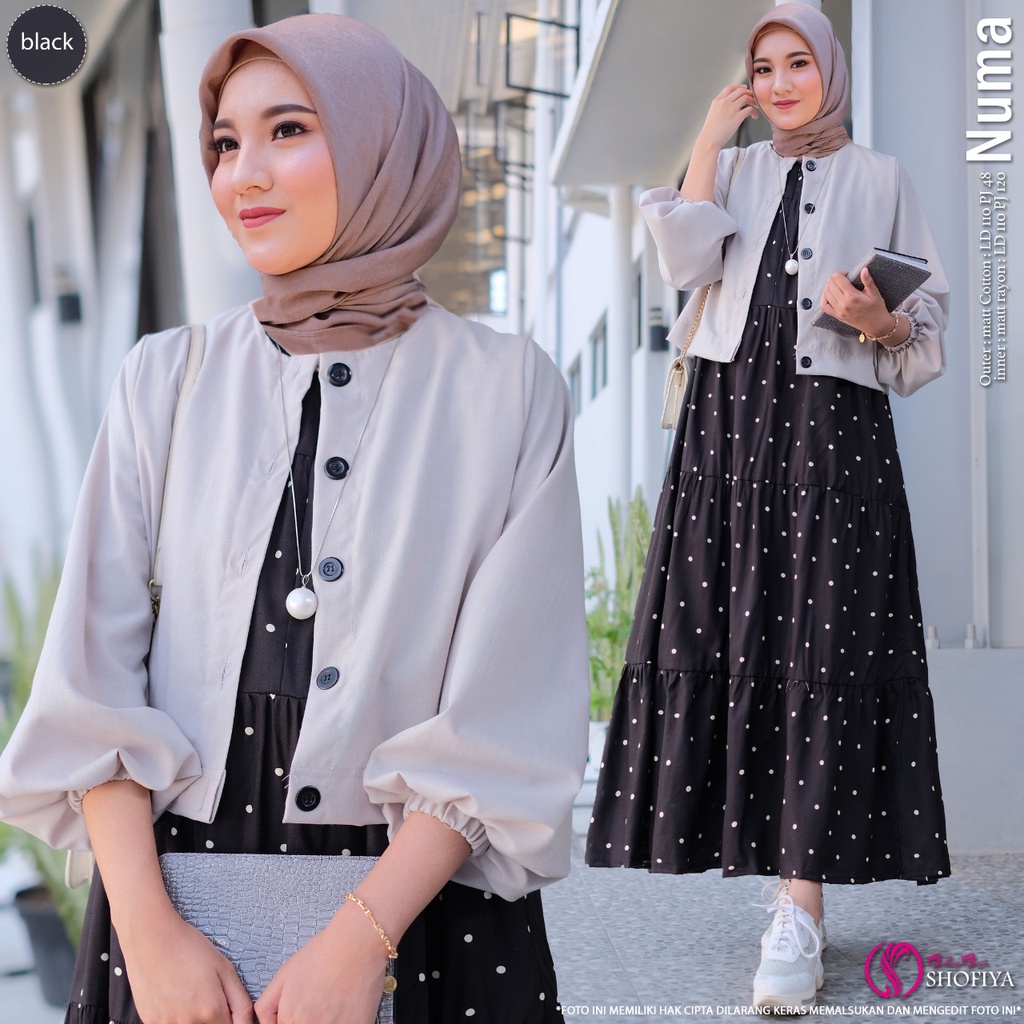 [NEW] GAMIS DRESS FASHION MUSLIM // NUMA - MITA - INDRI - ULLIN BY SHOFIYA-2