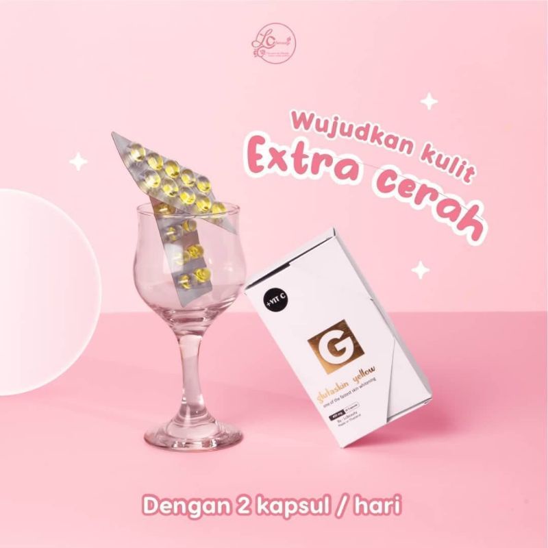 GLUTASKIN YELLOW ISI 30 KAPSUL 750mg