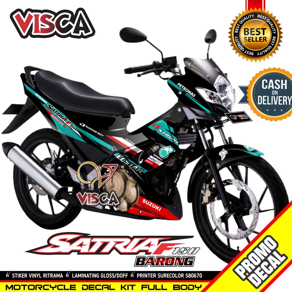Decal Satria Fu Barong 2012 Full Body Stiker Satria Fu Barong 2012 Full Body Striping Satria Fu Baro