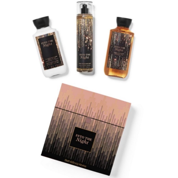 BATH &amp; BODY WORKS BBW FULLLSIZE GIFT SET BOX GINGHAM ROSE WARM VANILLA SUGAR WVS CHAMPAGNE TOAST YOU'RE THE ONE YTO INTO THE NIGHT ITN IN THE STARS ITS AWAKENING SUN RESTFUL MOON A THOUSAND WISHES ATW