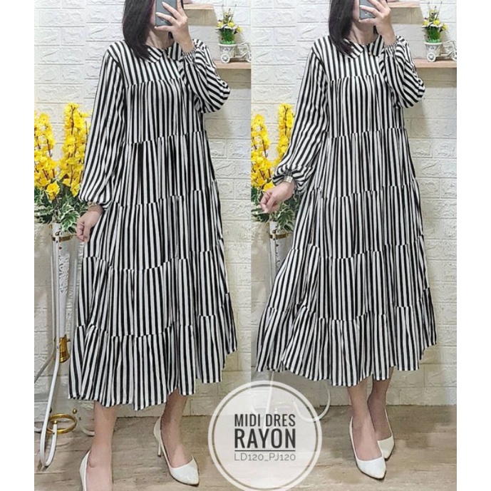 DRESS MEDY RAYON PREMIUM ORI TERLARIS 2021