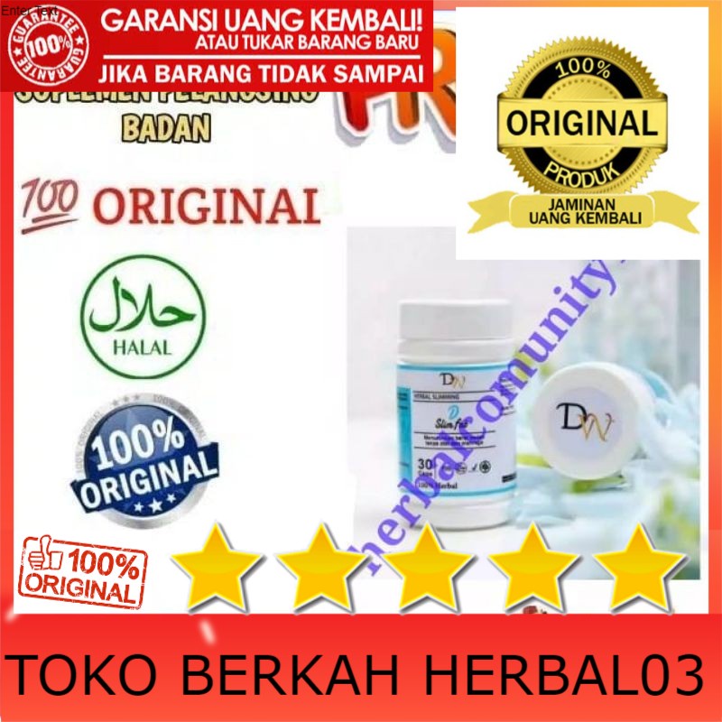 100% ASLI ( Bisa Cod ) DW Herbal Slimming - D Slim Fat - Dslim Fat - Pelangsing Badan Herbal Obat Di