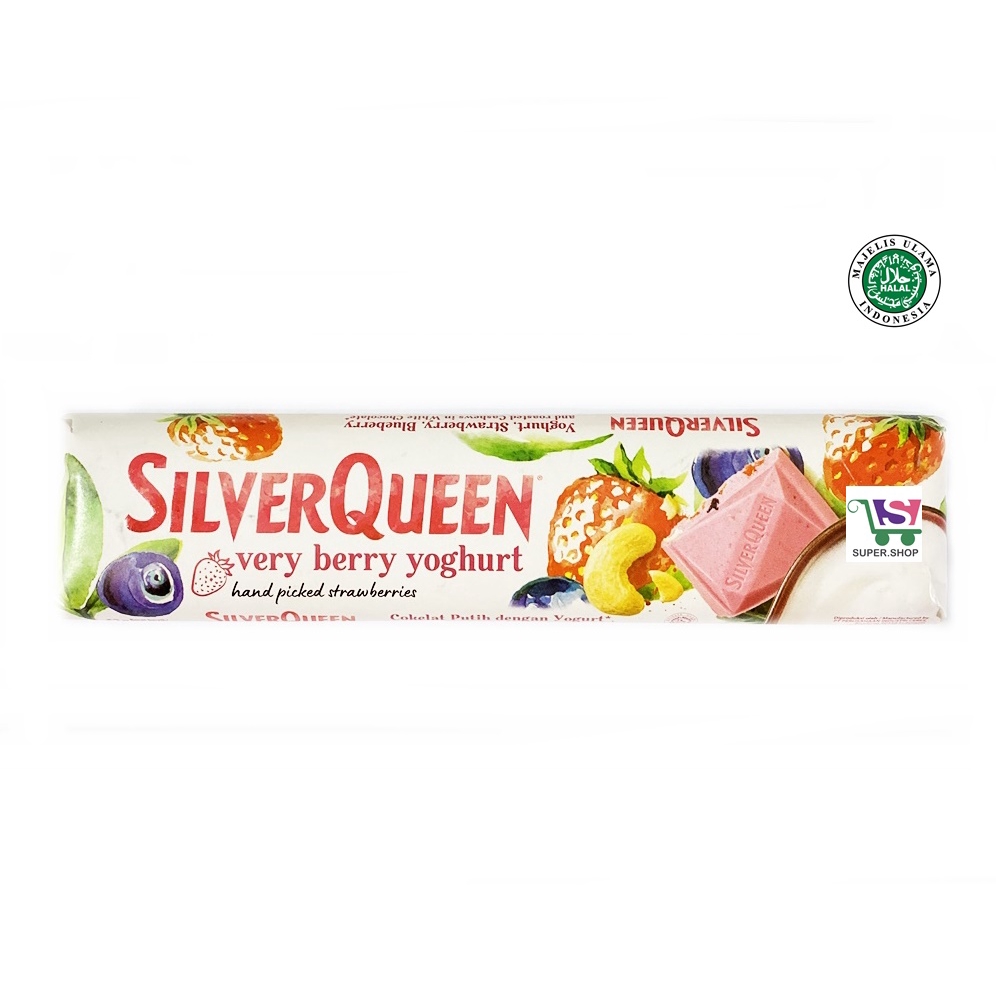 Silver Queen Very Berry Yoghurt 28 Gram. Cokelat Silverqueen