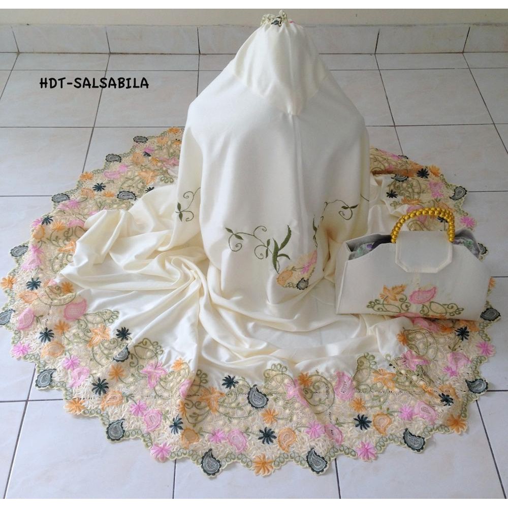 Mukena Bordir HDT-SALSABILA > Mukena Model Terbaru > Mukena Modern > Mukena Termurah