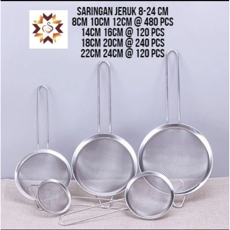 Jual Saringan Ceko Stainless Full Premium Minyakjusjuicetepungmpasijeruktehkopi Indonesia 7030