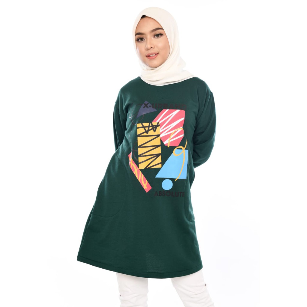 X-Urband Sweater Wanita Qila / Sweater Tunik Wanita A124