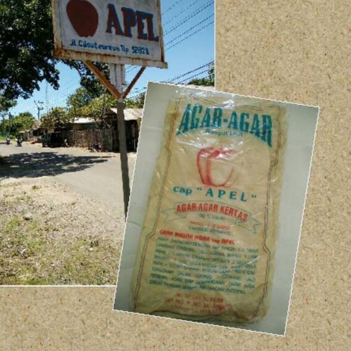 

Ekstra benefit--Agar-agar Kertas Cap Apel 110g