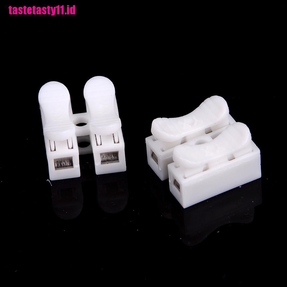 【TTID】10Pcs Electrical Cable Connectors Quick Splice Lock Wire Terminals Self L