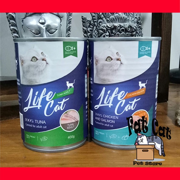 Makanan kucing Life Cat Adult Kaleng 400gr Makanan Basah Kucing