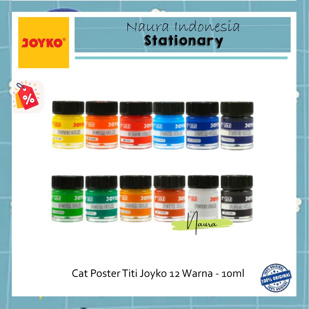 

Cat Poster Titi Joyko 12 Warna 10ml